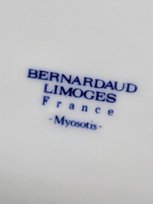 Limoges, Bernardaud - Middagsservice (13) - Porcelæn - Myosotis