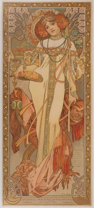 Alphonse Mucha (1860-1939) - Saisons: l'Automne