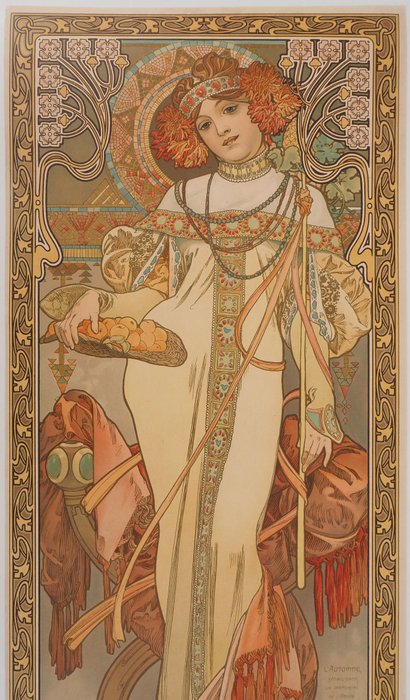 Alphonse Mucha (1860-1939) - Saisons: l'Automne