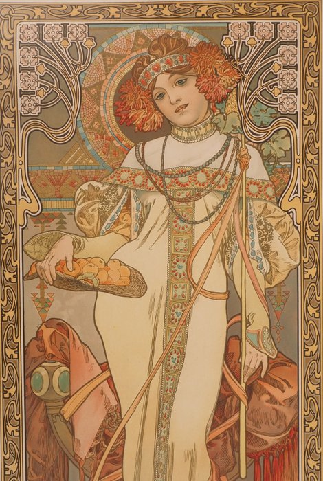 Alphonse Mucha (1860-1939) - Saisons: l'Automne