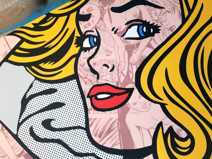 Tushikuni (1973) - Seducted Woman  (Roy Lichtenstein VS Kuni) sold out edition