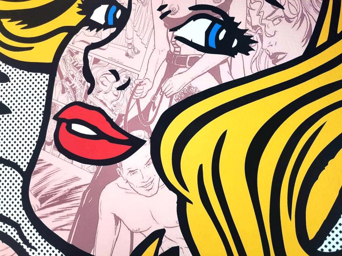 Tushikuni (1973) - Seducted Woman  (Roy Lichtenstein VS Kuni) sold out edition