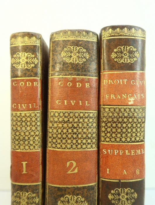 Collectif ; Napoléon - Code Civil des Francais (.) avec les Discours (.) Lois (.) sur l'adoption (.) le divorce (.) - 1804