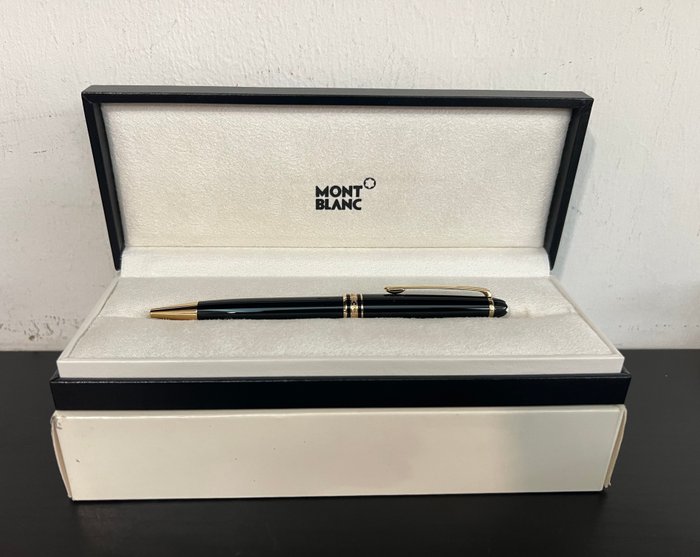 Montblanc Meisterstuck Pix - Classic Model - Precious Resin  Gold Plated - COMO NOVA - SEM USO - Kuglepen