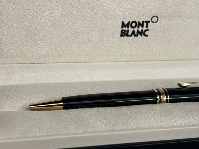 Montblanc Meisterstuck Pix - Classic Model - Precious Resin  Gold Plated - COMO NOVA - SEM USO - Kuglepen