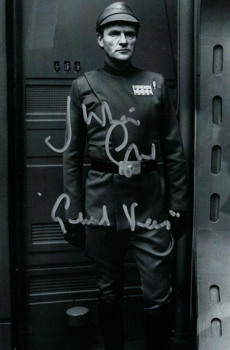 STAR WARS: Julian Glover [as General Veers] + Richard Stride [as Poggle] - Signed Photos 13x18 cm