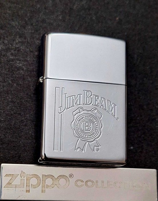 Zippo, Burbon Jim Beam Año 2000 Mes Septiembre - Lighter - Stål