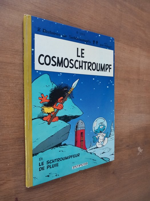 Les Schtroumpfs T6 - Le Cosmoschtroumpf - C - 1 Album - Første udgave - 1970/1970