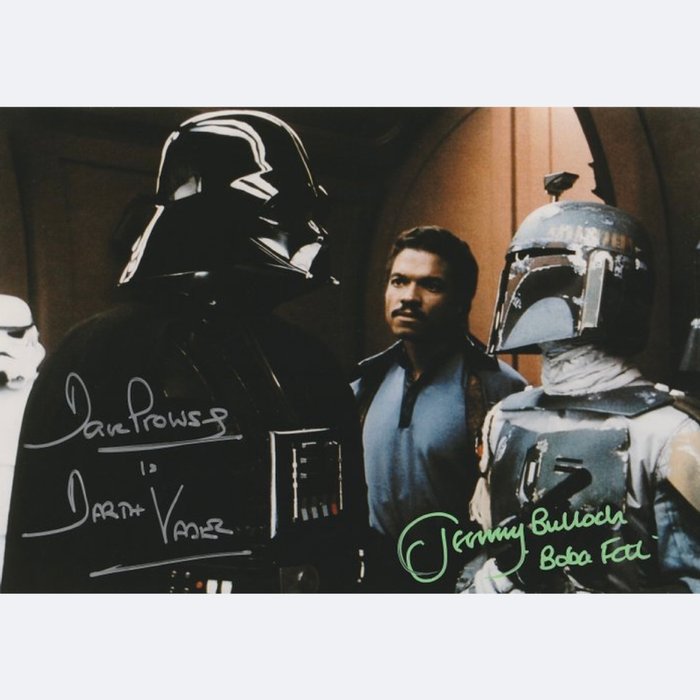 Star Wars Episode V: The Empire Strikes Back - Signed by Dave Prowse (+) (Darth Vader) and Jeremy Bulloch (+) (Boba Fett)