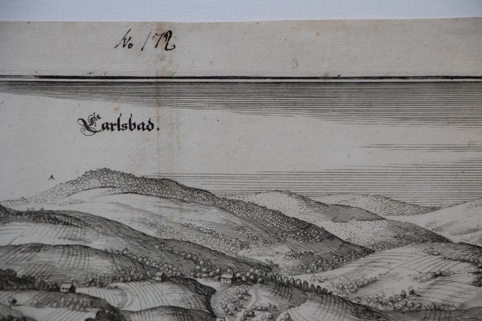 Czechia - Carlsbad; Merian - Karlsbad Merian 1649 - 1621-1650