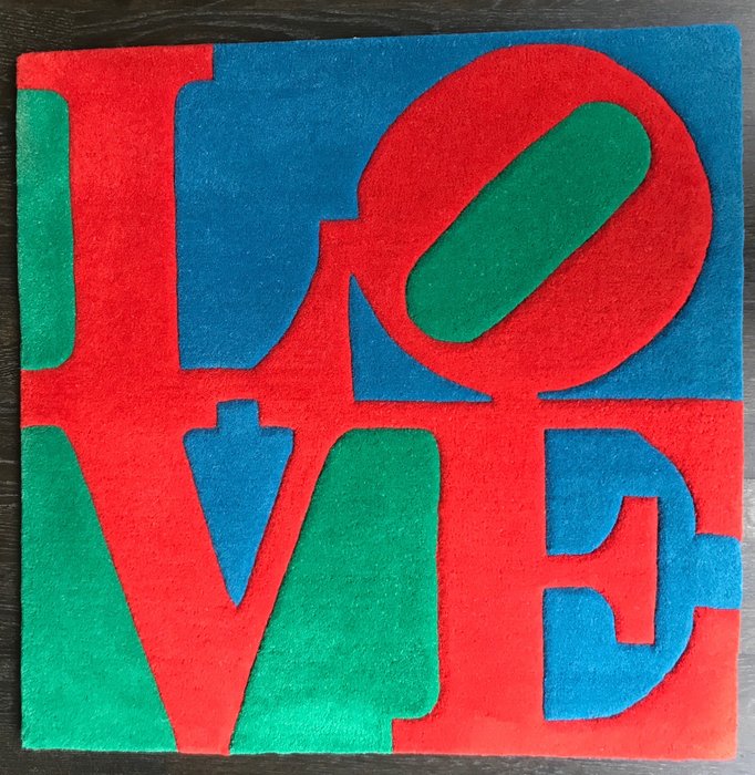 Robert Indiana (1928-2018) - Classic LOVE - exklusiver limitierter Kunstteppich