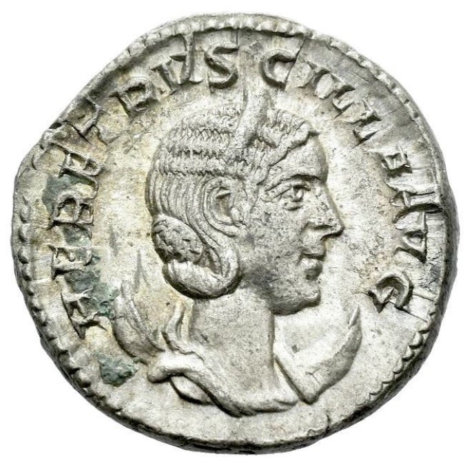 Romarriket Herennia Etruscilla wife of Trajan Decius Antoninianus Rome circa 249-251  (Ingen mindstepris)