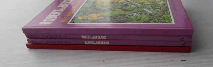 Robert en Bertrand 4 X - hardcover album - 4 Album - Første udgave - 1983/1988