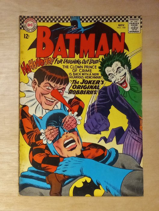 Batman #186 - A Silver Age classic! - 1 Comic - Første udgave - 1966