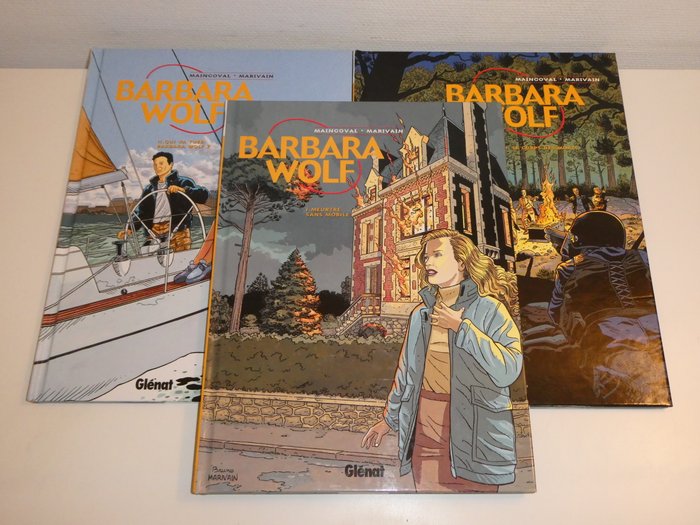 Barbara Wolf T1 à T3 - Série complète - 3x C - 3 Album - Første udgave - 2003/2005