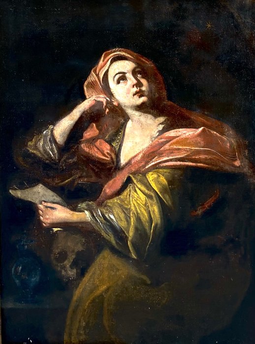 Dutch school (XVII) - María Magdalena en éxtasis