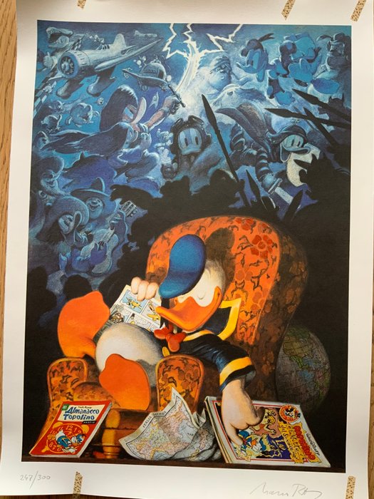 Marco Rota - 1 Offset Print - Donald Duck