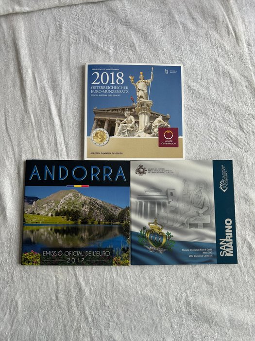 Europa. Year Set (FDC) 2012/2018 (3 sets)  (Ingen mindstepris)