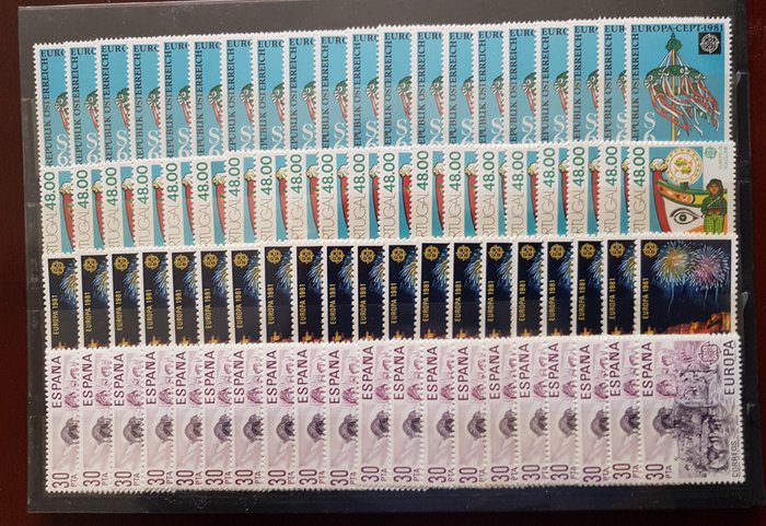 Europa CEPT  - 1981 - 26 lande MNH hver 20x Katalogværdi: 1.118 euro