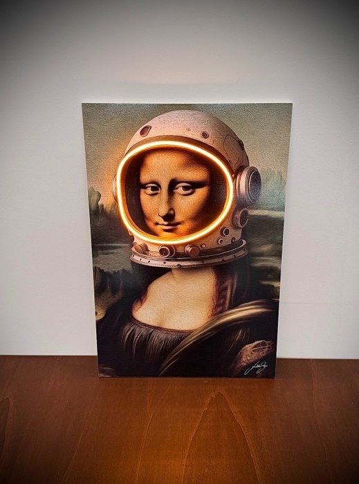 LEDMansion (1995) - Gioconda Astronaut Led Wall Art