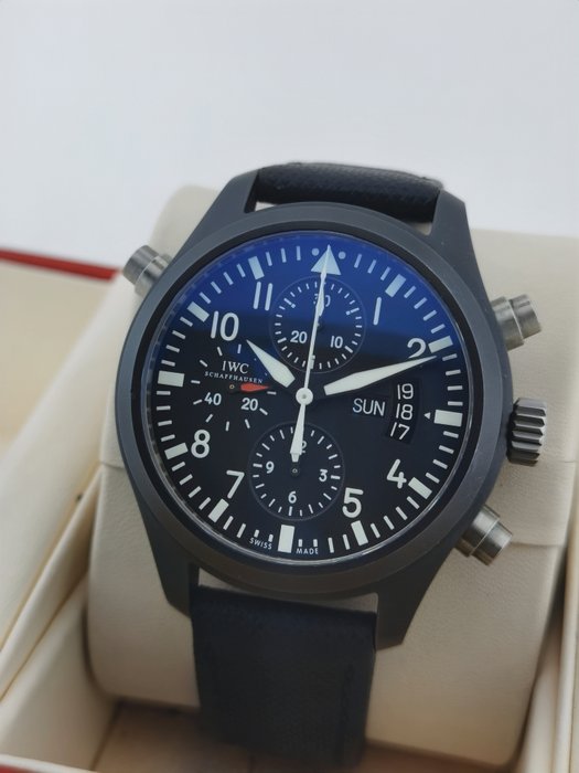 IWC - Pilot's Watch Double Chronograph - IW378601 - Mænd - 2000-2010