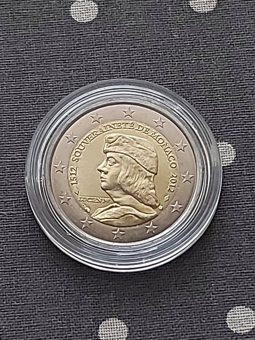 Monaco. 2 Euro 2012 "Lucien Ier"  (Ingen mindstepris)