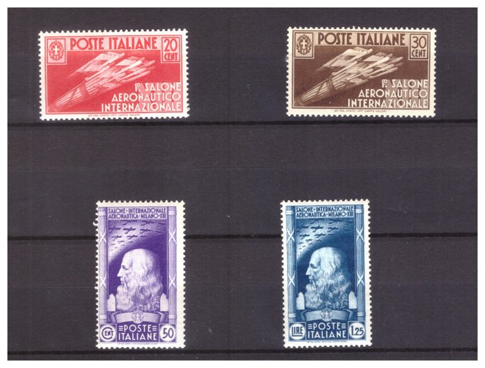 Italien Kongerige 1935 - 1. International Aeronautical Show F.to Sorani