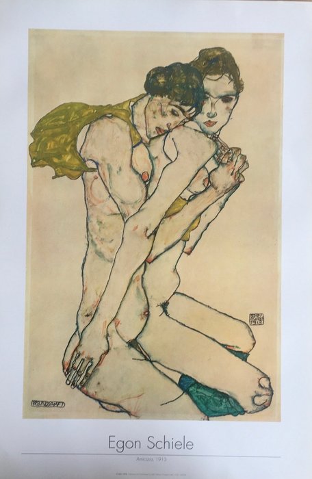 Egon Schiele - amicizia poster - 1994