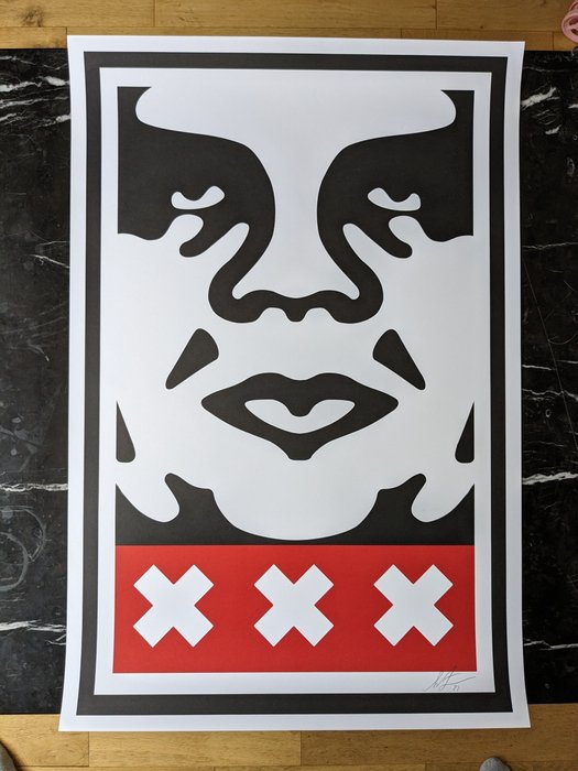 Shepard Fairey (OBEY) (1970) - Amsterdam icon