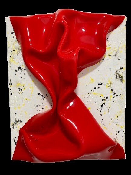 Laurence JENK (1965) - Tableau “TWIST ROUGE“