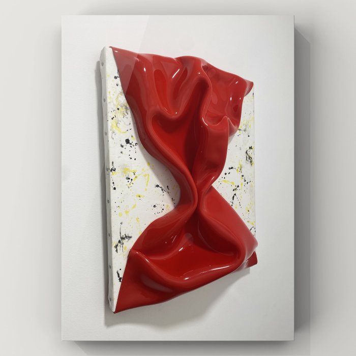 Laurence JENK (1965) - Tableau “TWIST ROUGE“