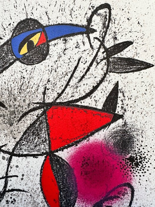 Joan Miro (1893-1983) - Jaillie du calcaire