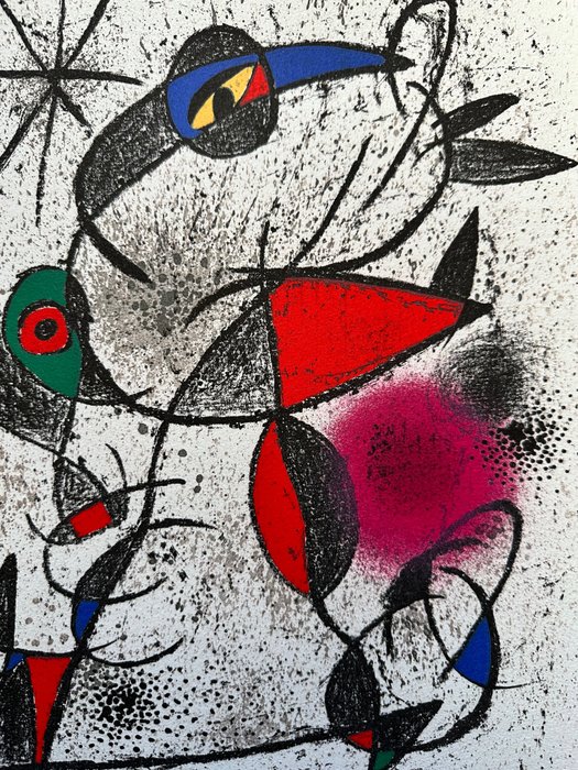 Joan Miro (1893-1983) - Jaillie du calcaire