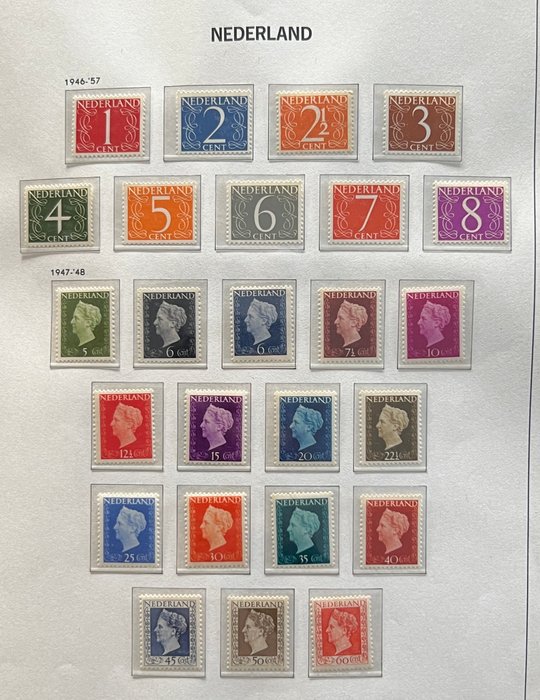 Holland 1945/1999 - Komplet samling i to DAVO-albums - NVPH  443 t/m 1875