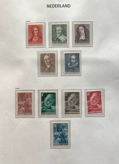 Holland 1945/1999 - Komplet samling i to DAVO-albums - NVPH  443 t/m 1875