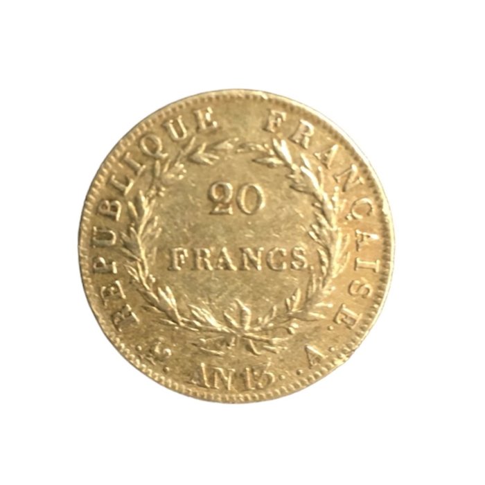 Frankrig Napoléon I (1804-1814) 20 Francs AN 13-A Paris