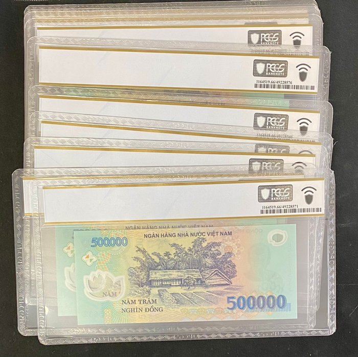 Vietnam. - 10 x 500,000 Dong 2020 - Pick 124p  (Ingen mindstepris)