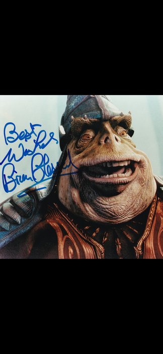 Star Wars Episode I: The Phantom Menace - Signed by Brian Blessed (Boss Nass)