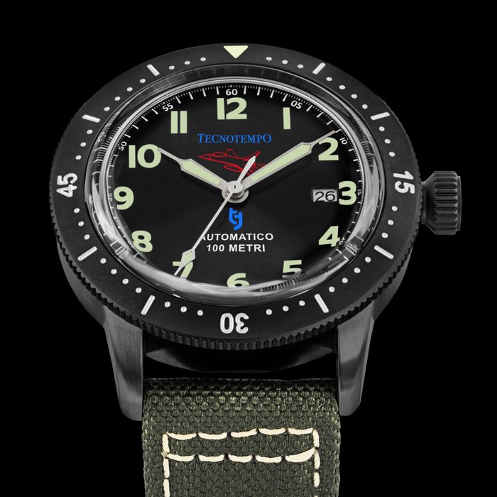 Tecnotempo - "Fighter Pilot" Limited Edition - - TT.100.AAT - Mænd - 2011-nu