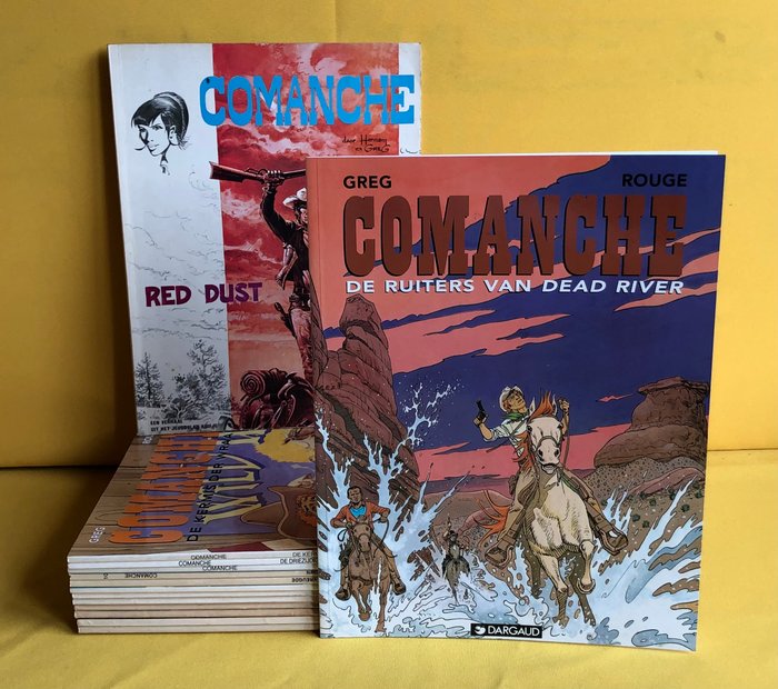 Comanche 1 t/m 14 - Opeenvolgende nummers - 14 Album - Første udgave - 1972/1997