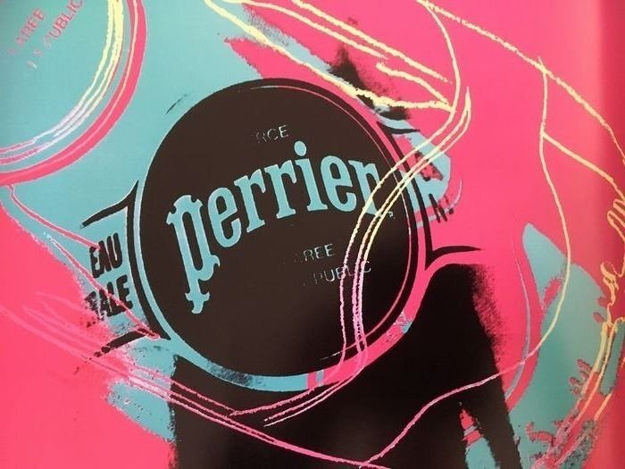 Andy Warhol (after) - Perrier's sparkling water bottle