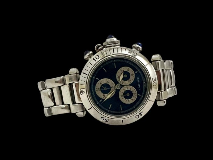 Cartier - Pasha Chronograph - 1352.1 - Mænd - 2000-2010