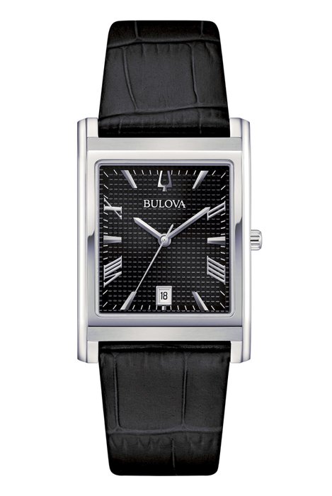 Bulova - Collezione Classic Rectangle - BLACK Edition - NUOVO - Ingen mindstepris - Mænd - 2024