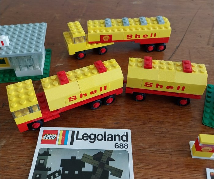 Lego - Legoland - 690, 688, 648, 621 - Shell - 1970-1980