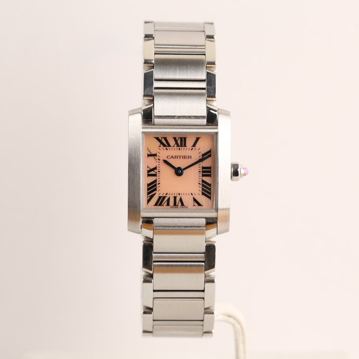 Cartier - Tank Française "Mother of Pearl" - 2384 - Kvinder - 2000-2010