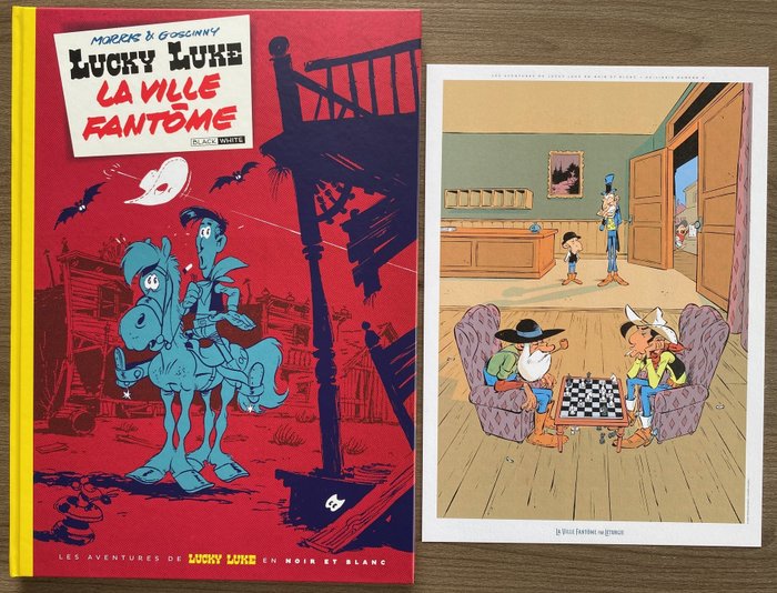 Lucky Luke T25 - La Ville fantôme - 2x C - 2 Album - Begrænset udgave - 2023