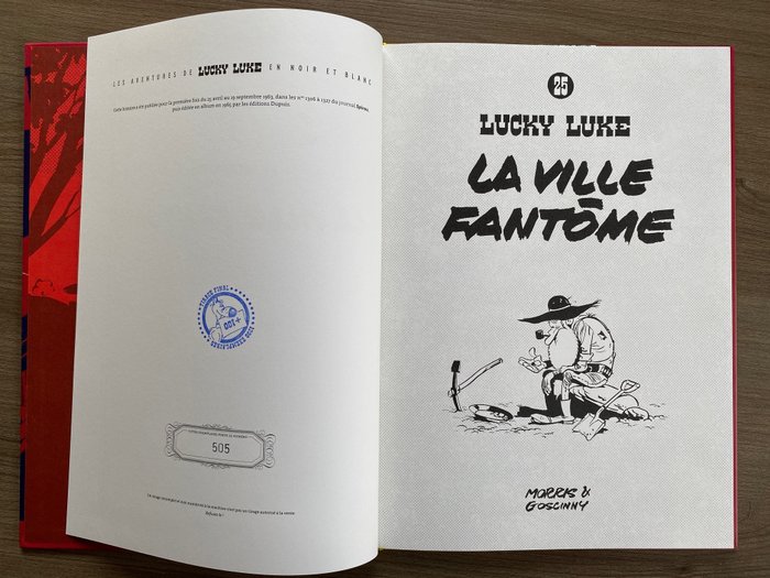 Lucky Luke T25 - La Ville fantôme - 2x C - 2 Album - Begrænset udgave - 2023