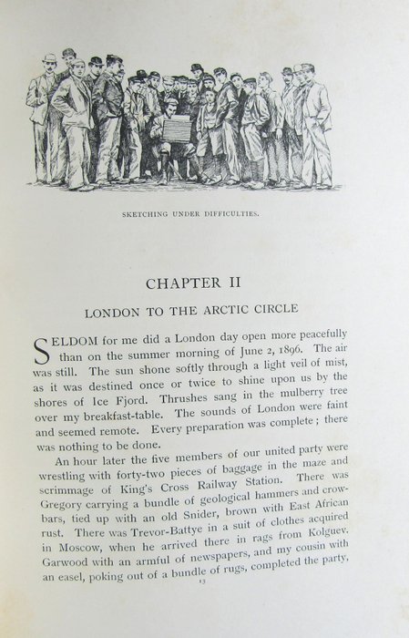 Sir William Martin Conway - The First Crossing of Spitsbergen - 1897