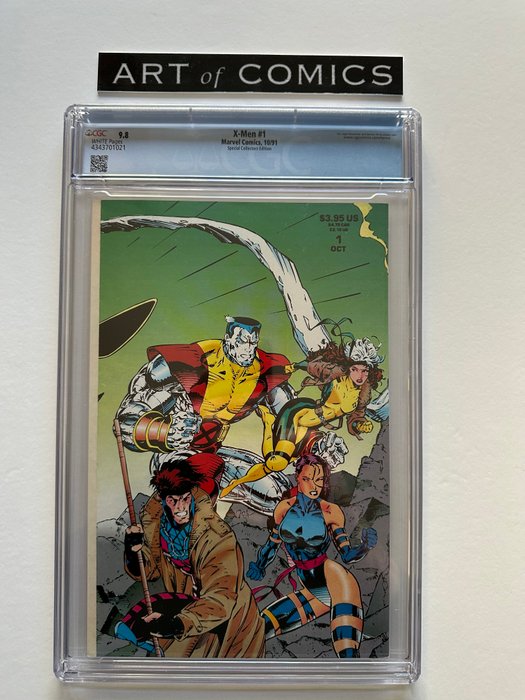 X-Men #1 - 1st Appearance Of The Acolytes - Special Collector's Edition - Cover "E" - Double Gatefold Cover - CGC Graded 9.8! - Extremely High Grade!! - White Pages! - 1 Graded comic - Første udgave - 1991