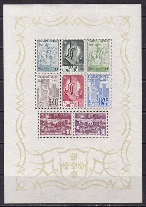 Portugal 1940 - Monarki - Blok 2